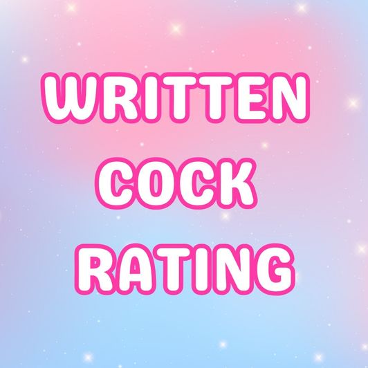 WRITTEN COCK RATING