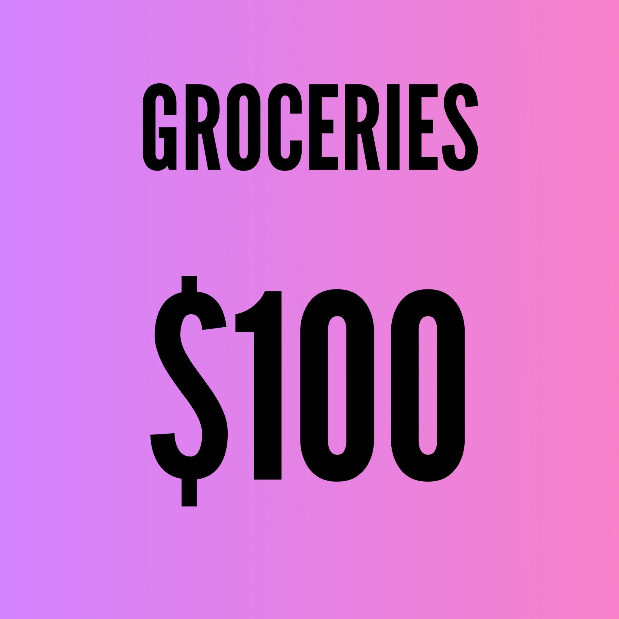 Pay our Grocery Bill!