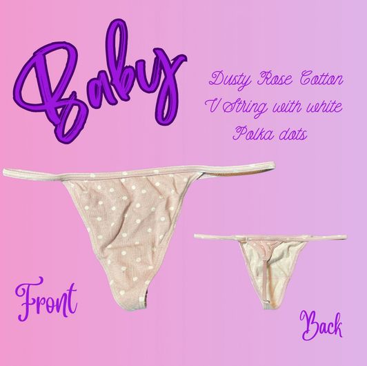 Babys Dusty Rose V String