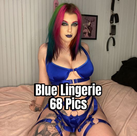 Blue Lingerie Photoset