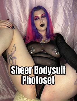 Sheer Bodysuit Photoset