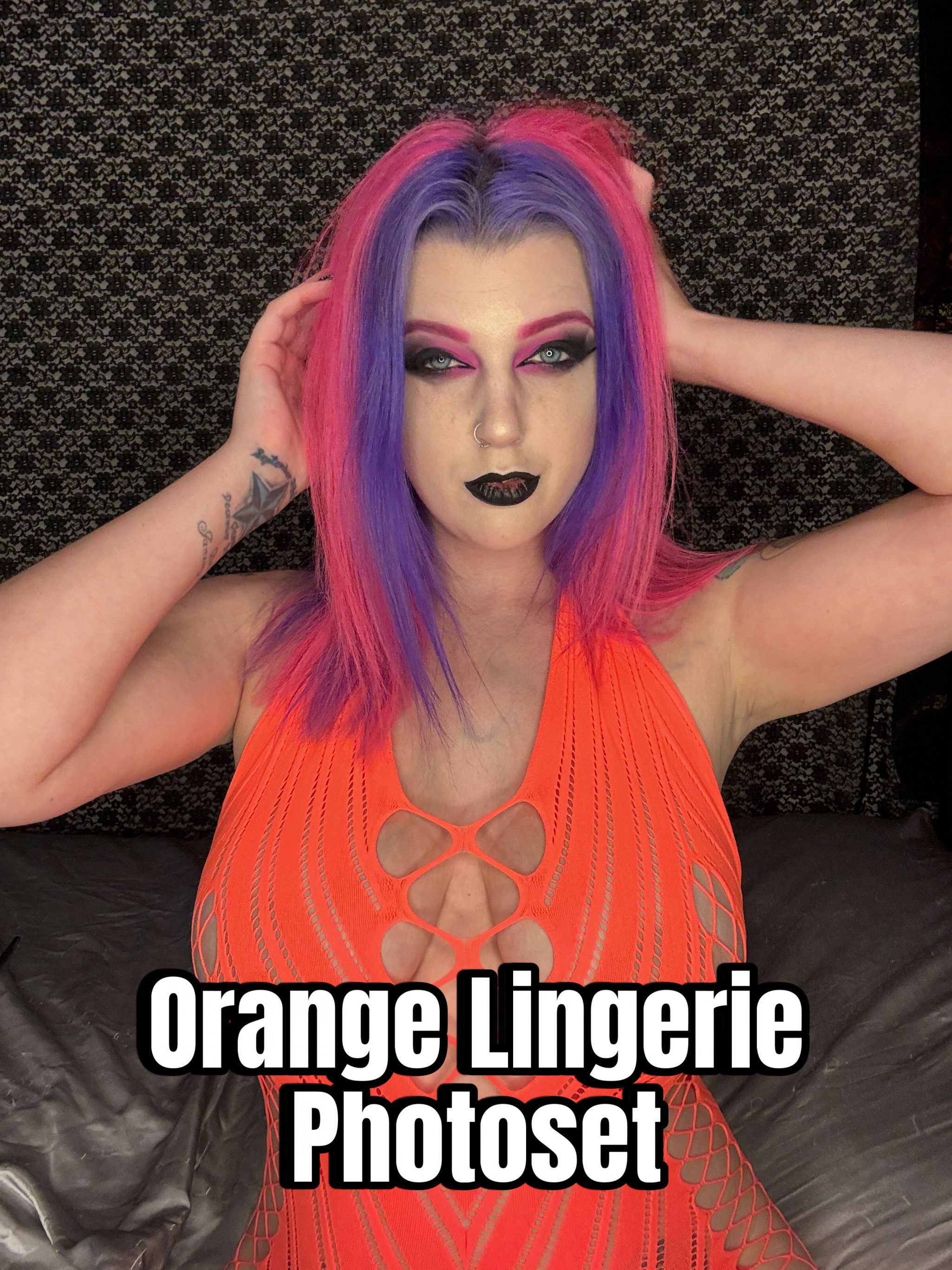 Orange Lingerie Photoset