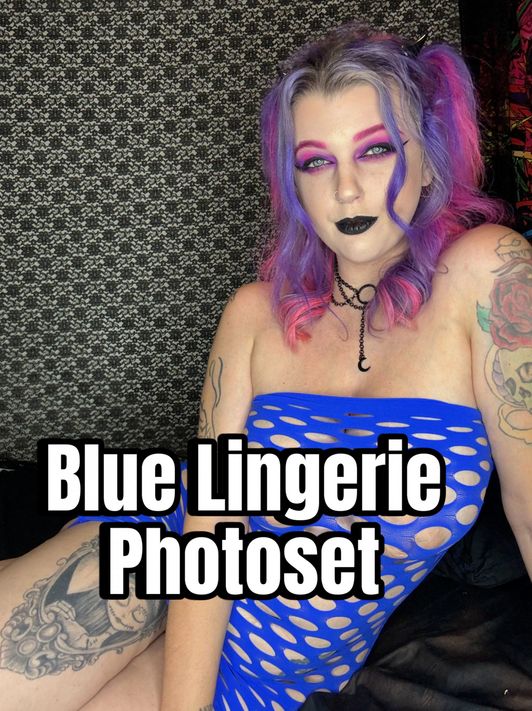 Blue Lingerie Photoset