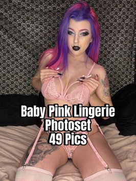 Baby Pink Lingerie Photoset