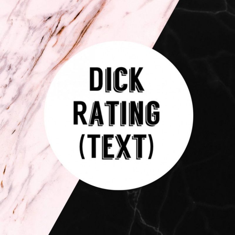 Dick Rating Text