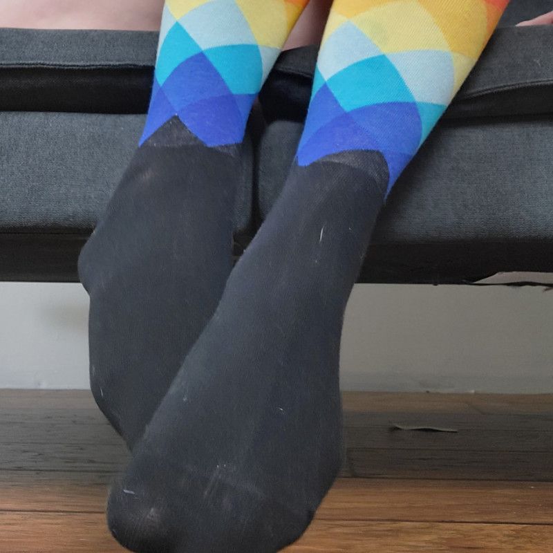 Patterned Calf Socks