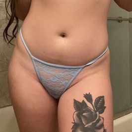 Blue Lace GString