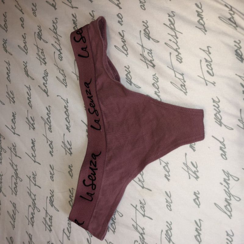 Burgundy La Senza Thong