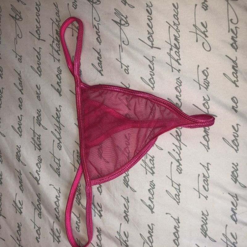 Hot Pink G String Thong