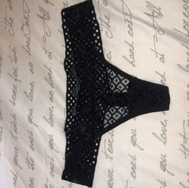 Black Lacey La Senza Thong