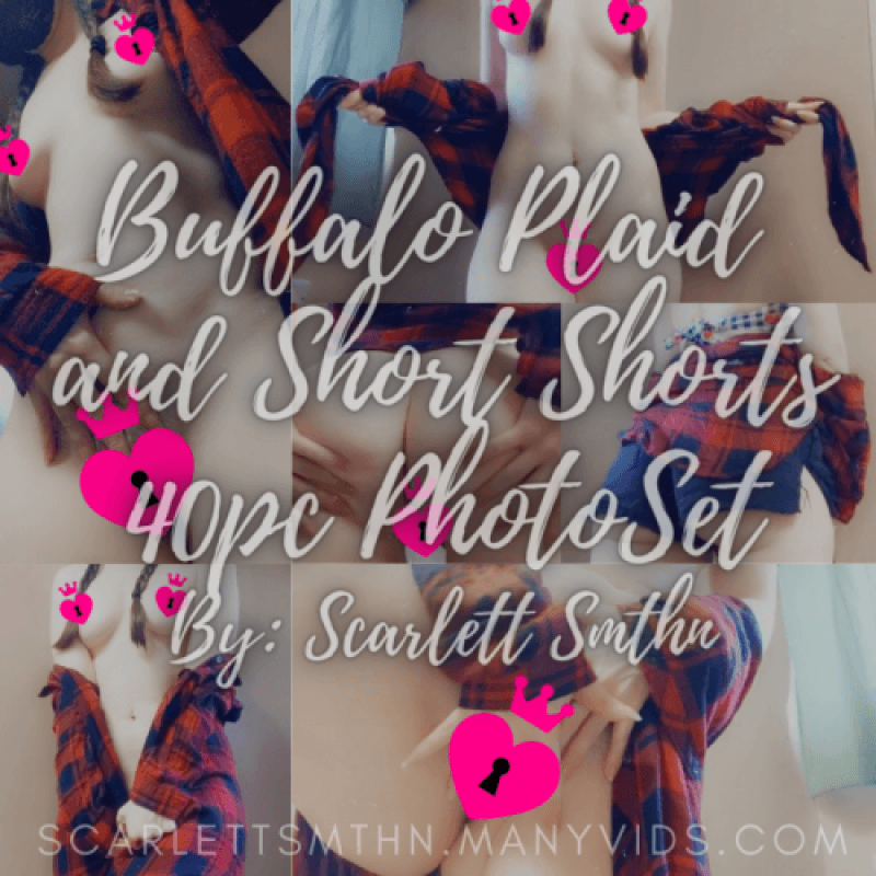 Buffalo Plaid and Short Shorts 40pc set