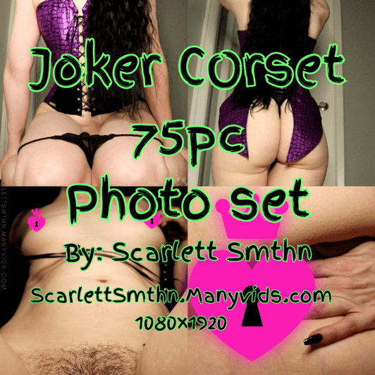 Joker Corset 75Pc Photo Set