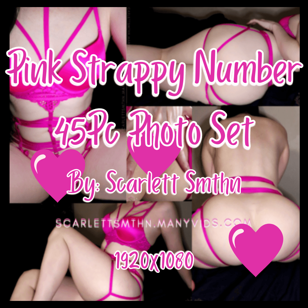 Pink Strappy Number 45pc Photo Set