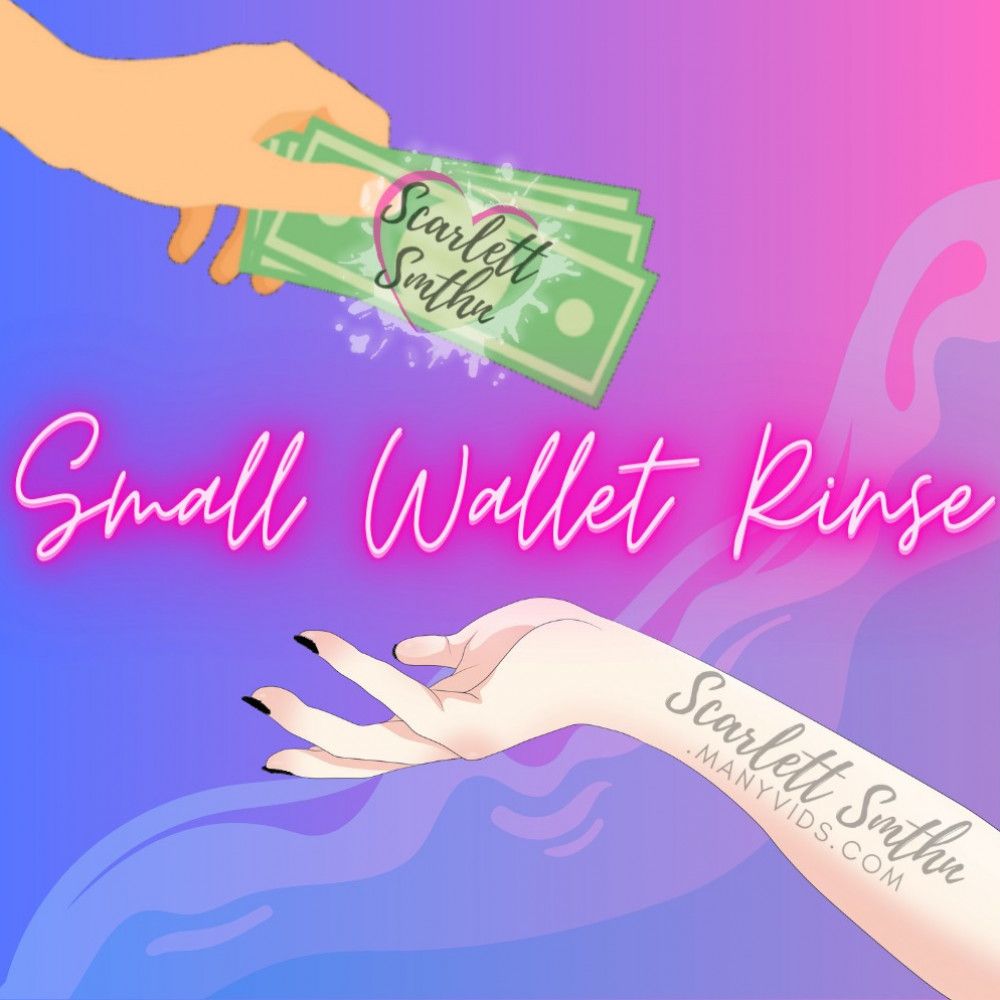 Small Wallet Rinse