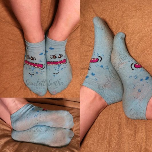 smelly Mr Meeseeks Ankle socks