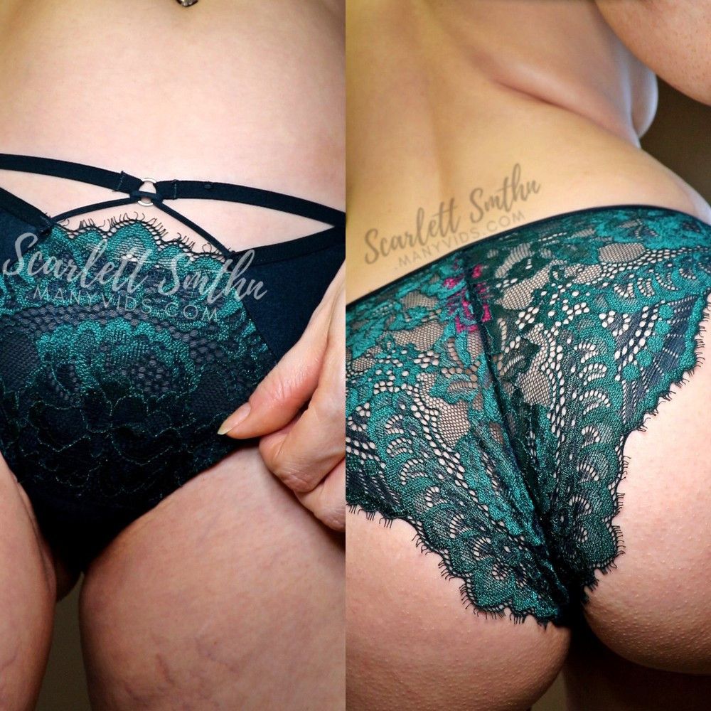 Deep Emerald Lace Panty