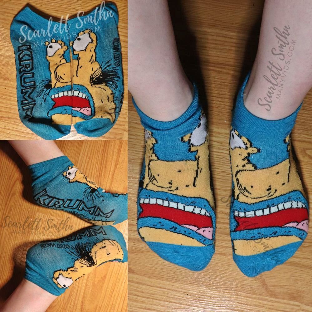 smelly Krumm ankle socks