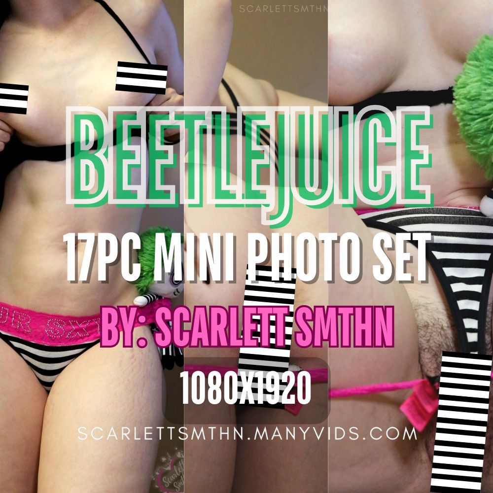 BeetleJuice 17Pc mini photo set