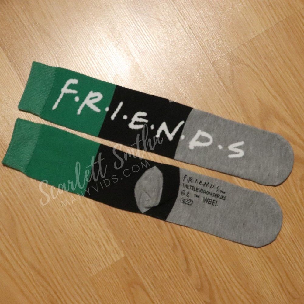 FRIENDS socks green black grey