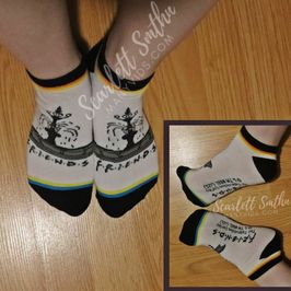 Friends Ankle Socks White