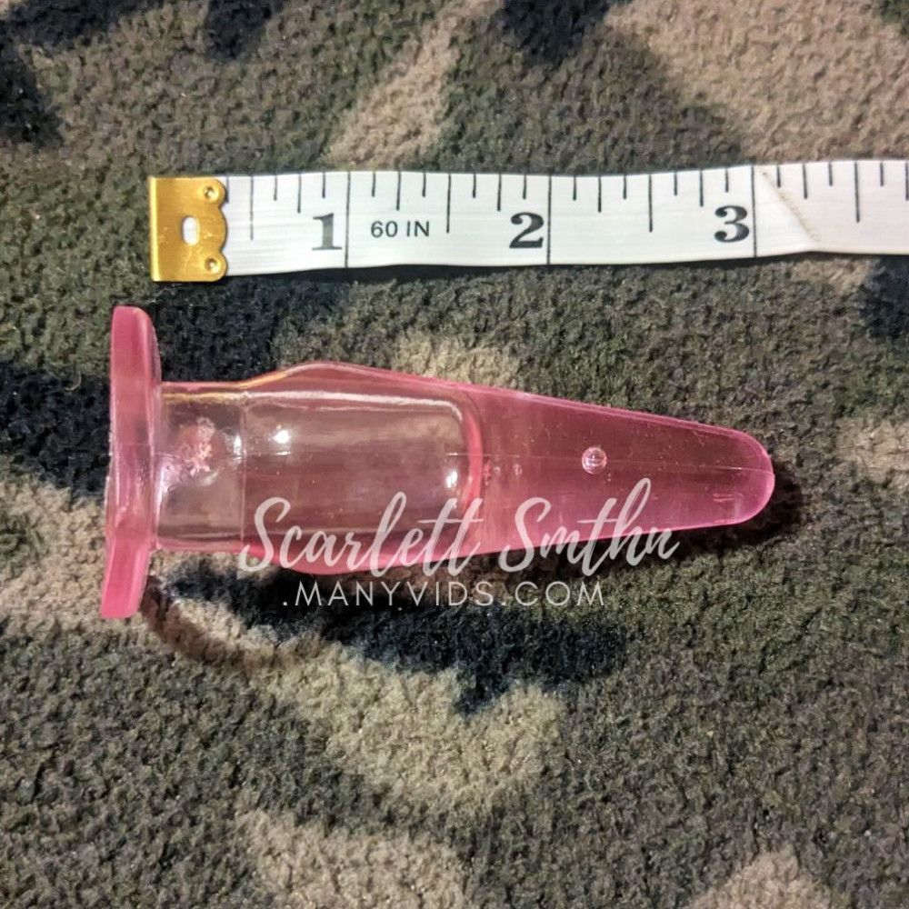 Pink Hollow Used Butt Plug