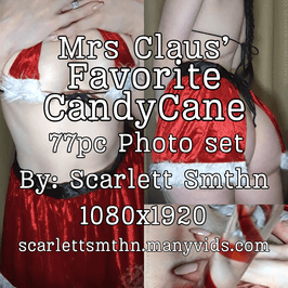 Mrs Claus Favorite CandyCane 77pc Photo set