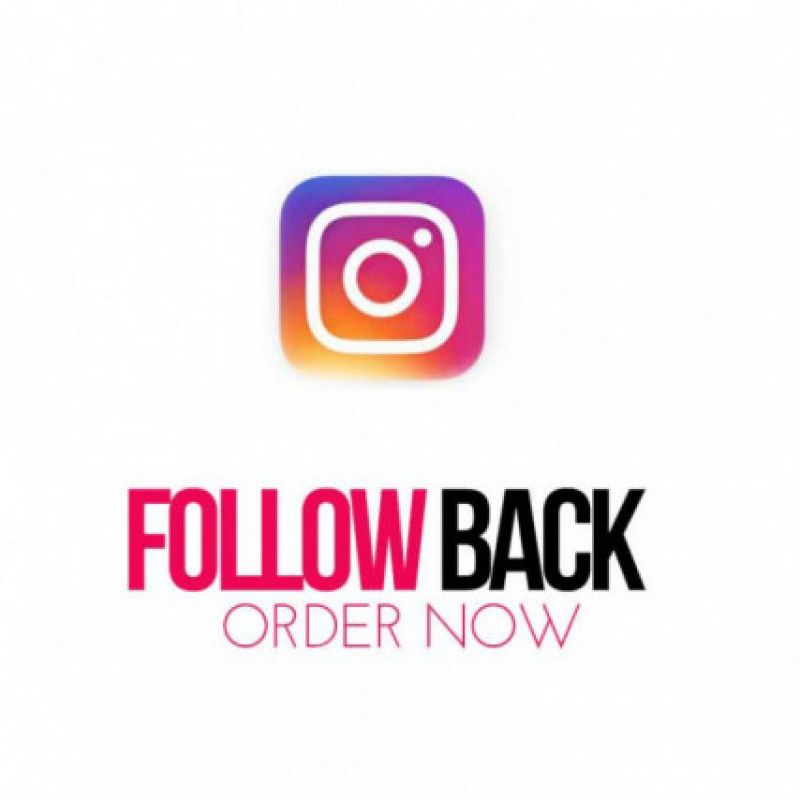 Follow back on Instagram