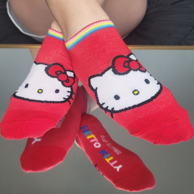 Red Hello Kitty Socks