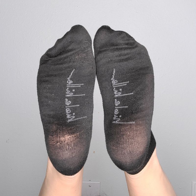 Black low cut socks