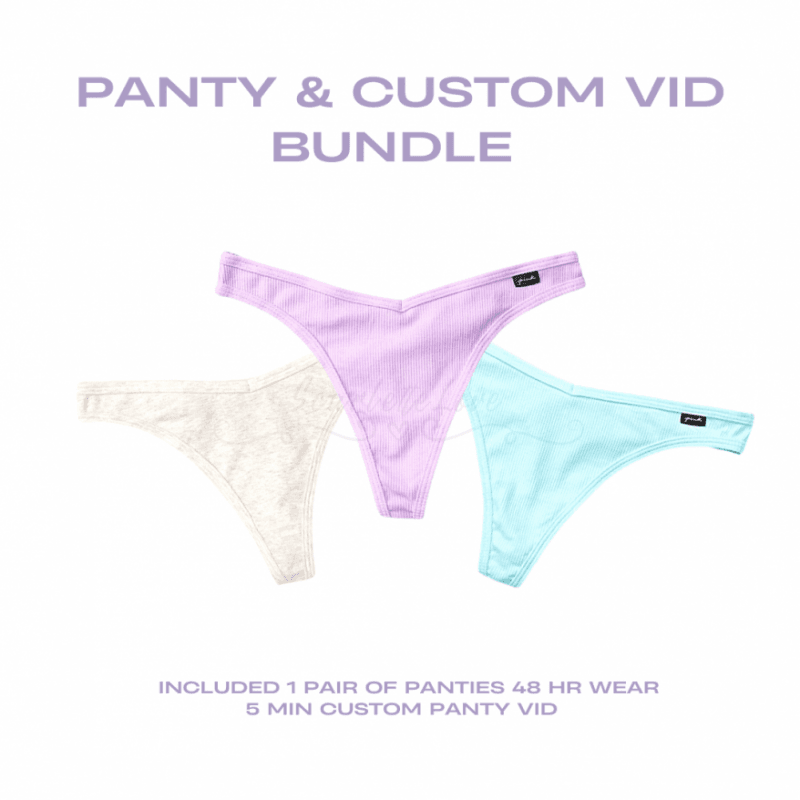 Panty and Custom Vid Bundle