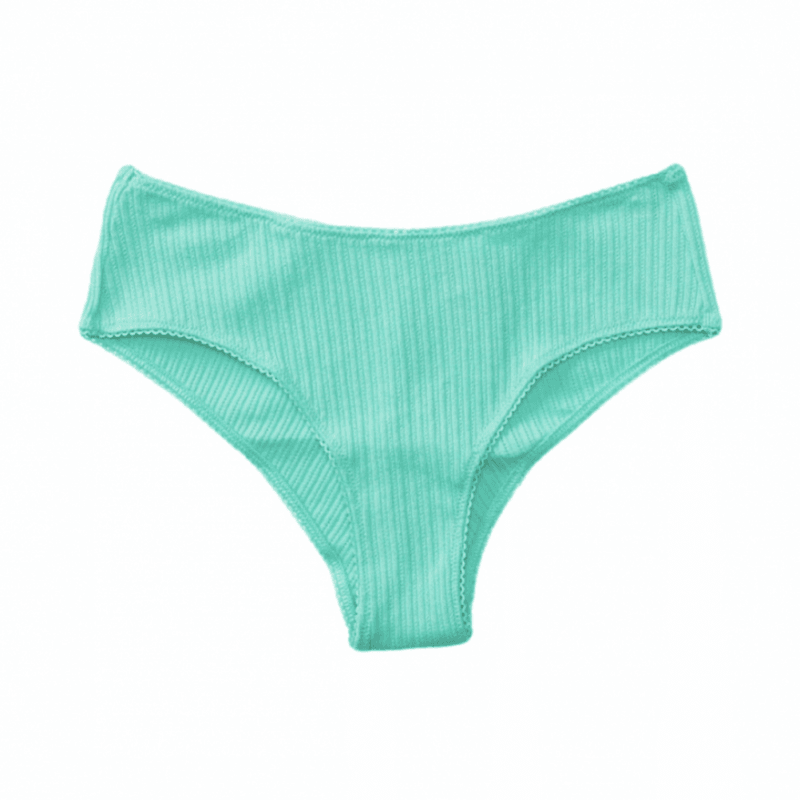 Mint Green Cotton Panties