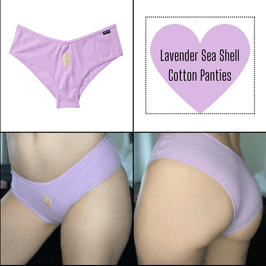 Lavender Shell Cotton Panties