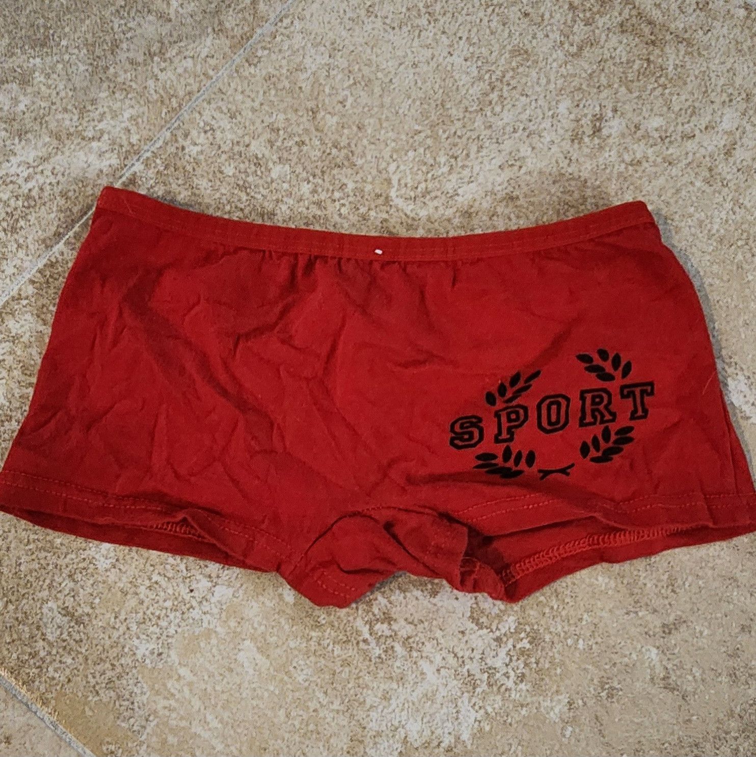 Red boyshorts