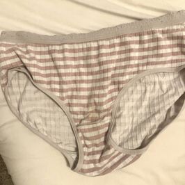 Vintage Cotton Striped Bikini Panty