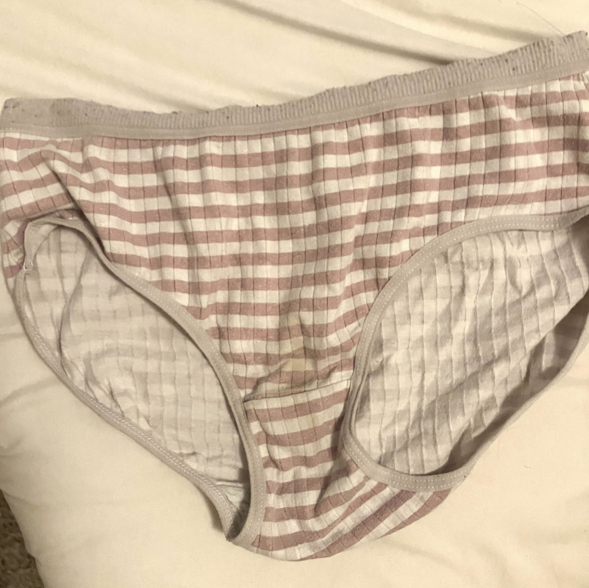 Vintage Cotton Striped Bikini Panty