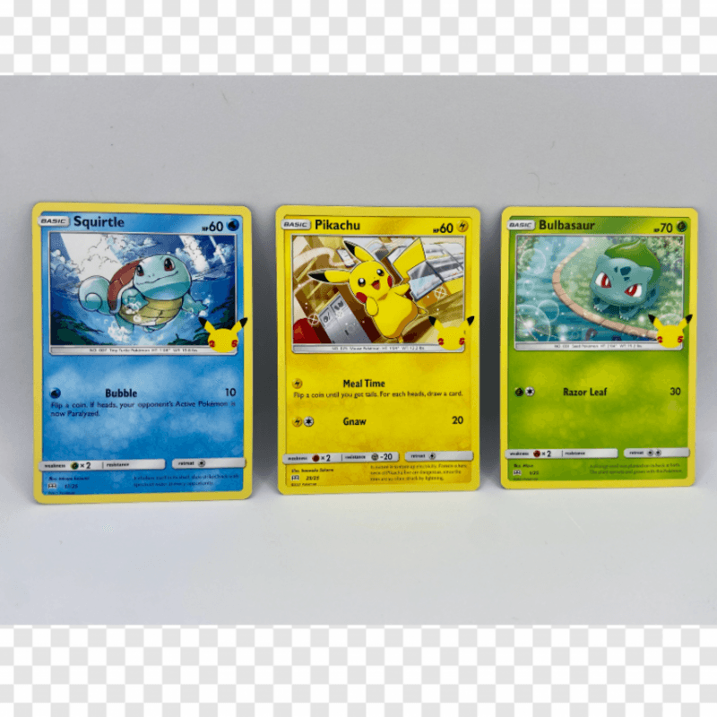 SQUIRTLE! PICKACHU! BULBASAUR!