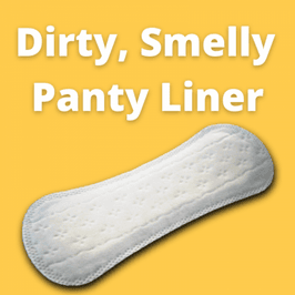 Dirty Smelly Panty Liner and 2 Day Wear