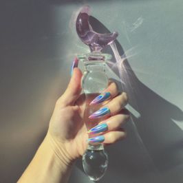 Glass dildo