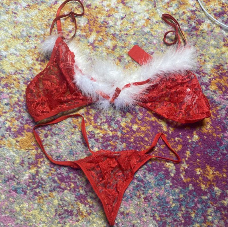 Ms Claus Lingerie Set