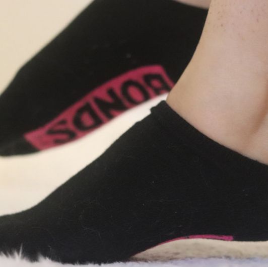 Black bonds anklet socks