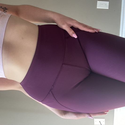 Yoga Leggings Purple