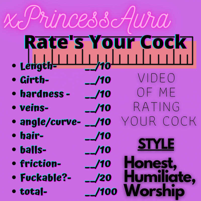 Video Cock Rating honest humiliate Worship