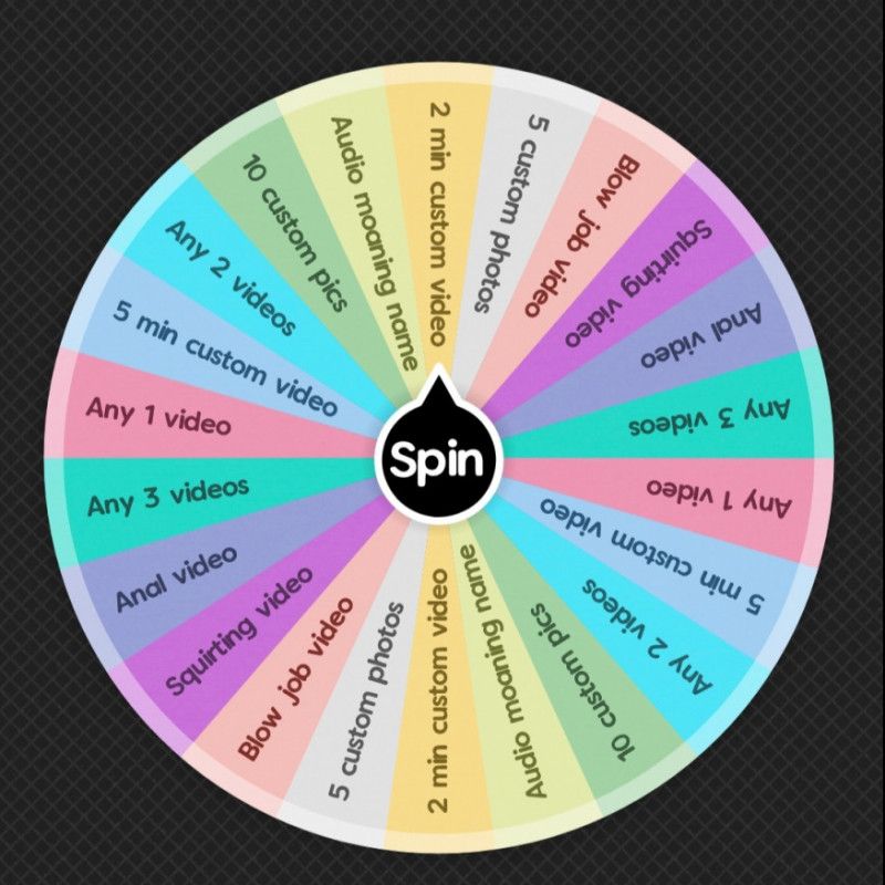 Spin the wheel