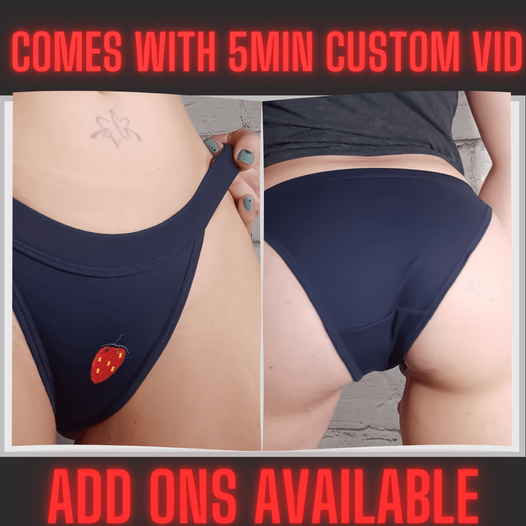 Panties with 5 min personalized Video