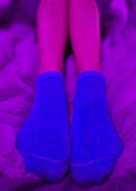 Dirty Blue Socks