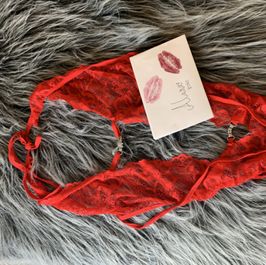 Red sexy lingerie