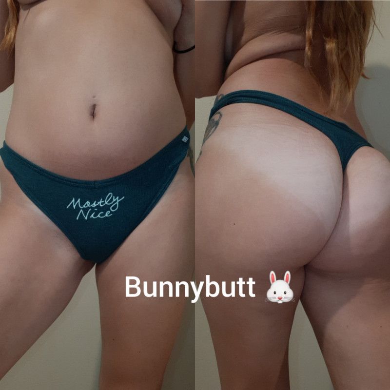 VS Green cotton mostly nice thong