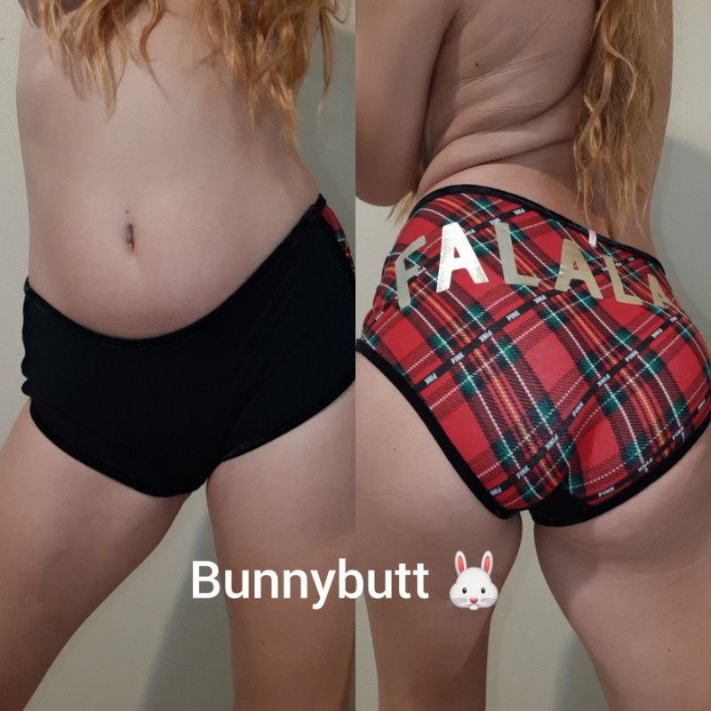 VS Cotton Falalala plaid boyshorts