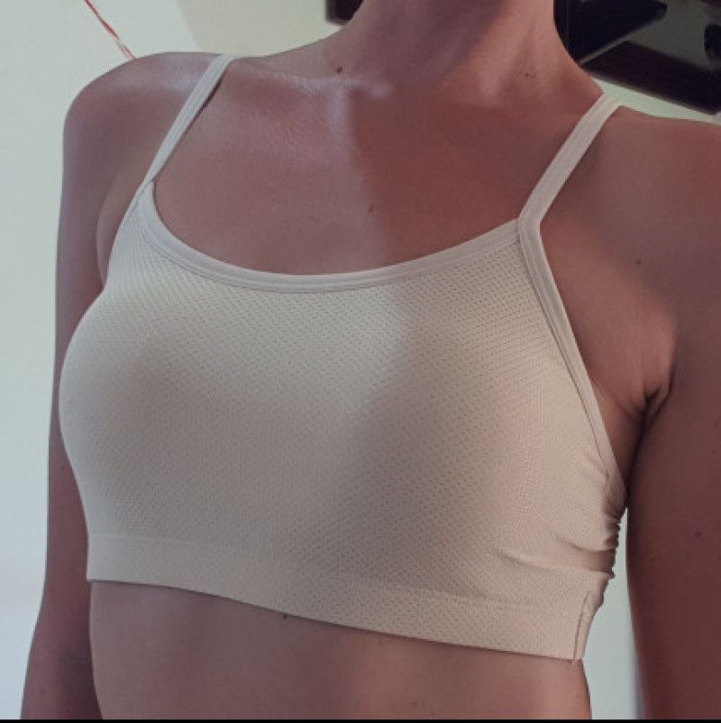 Nude Color Silky Padded Bralette