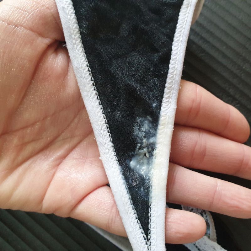 Sweaty Cum Soaked Workout Thongs